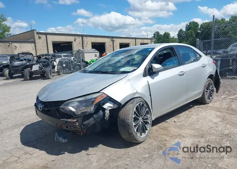 2014 Toyota Corolla S Plus from USA, damaged, VIN 2T1BURHE9EC052645